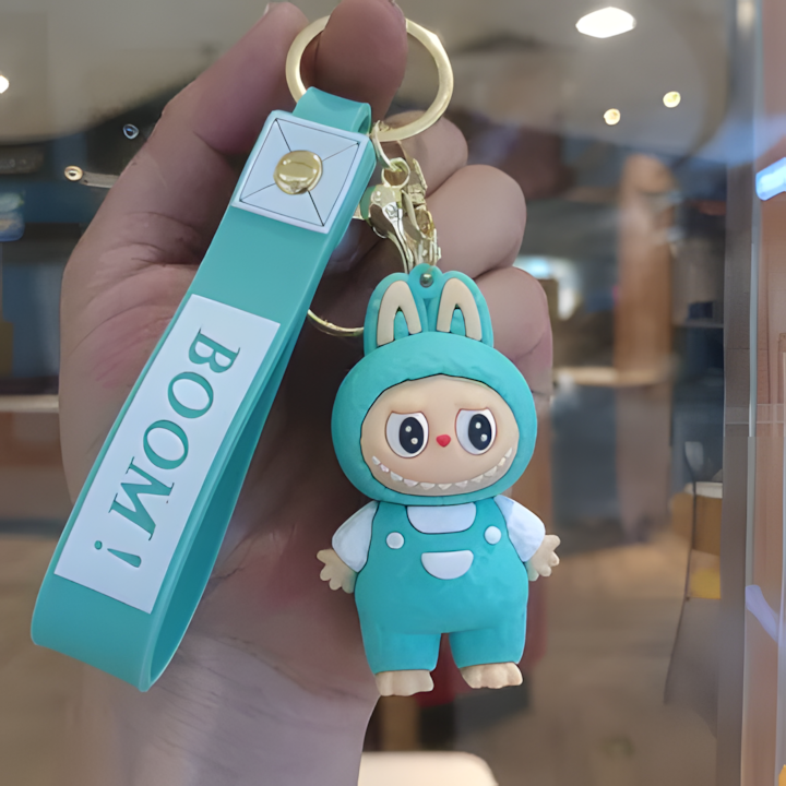Minty Fresh Boom Labubu Keychain