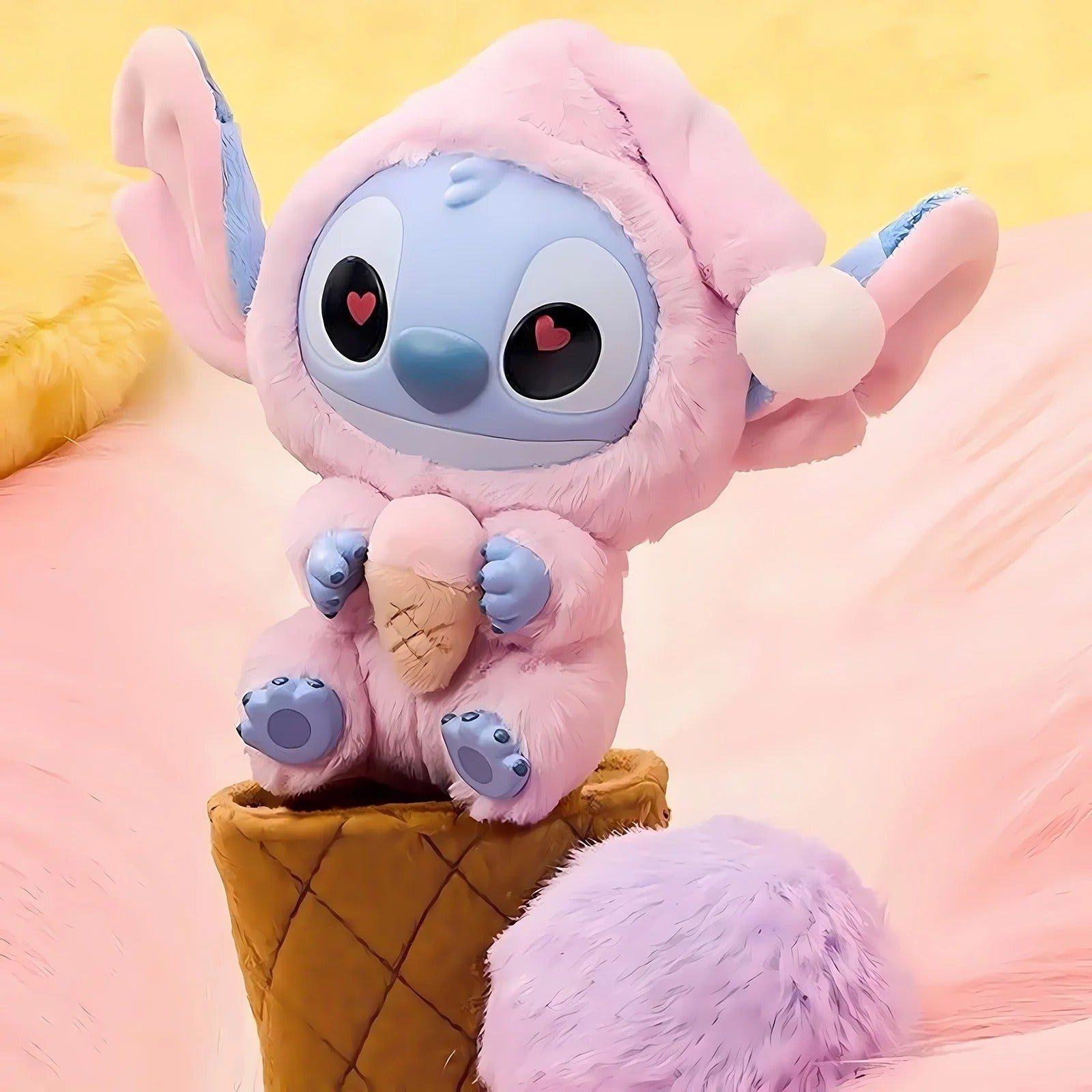 Stitch Eat Something Before Sleep Series Plush Blind Box - 7" Stitch Figurines Keychain Toys, Stitch Plush Toy Cute Kids Doll for Kids