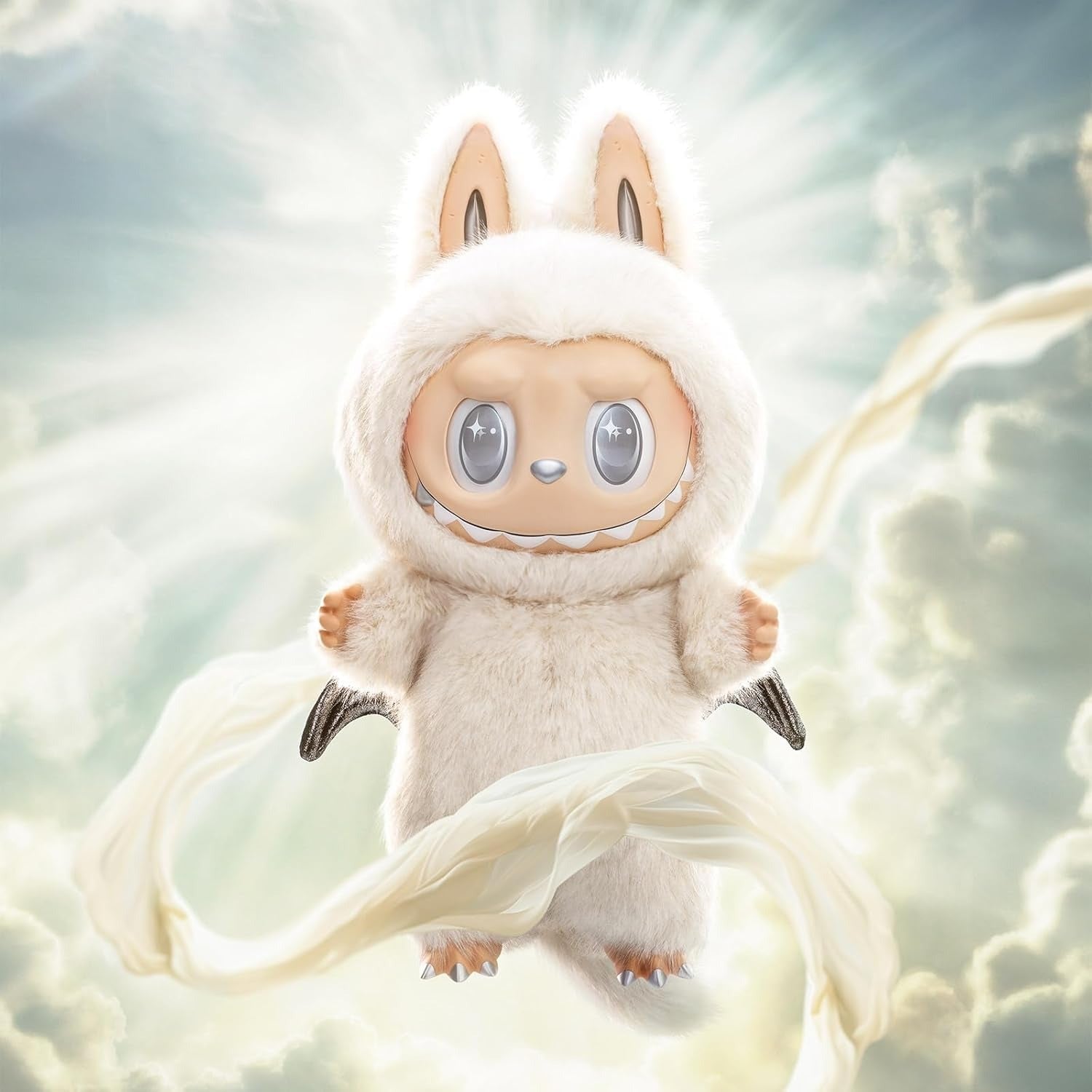 POP MART THE MONSTERS - ANGEL IN CLOUDS Vinyl Face Plush Doll